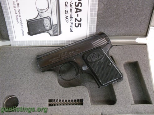 Pistols Precision Small Arms Pocket Pistol .25 ACP Polished