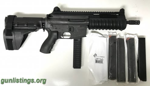 Pistols AR-15 Pistol 9mm With Brace