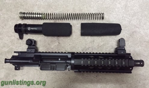 Rifles AR Pistol Upper Receiver And Buffer