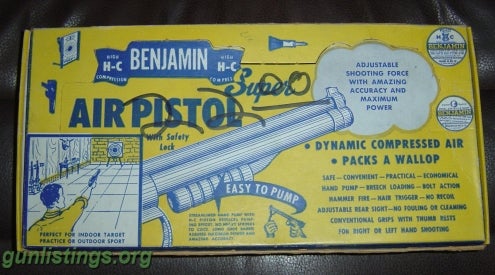 Pistols Benjamin Air Pistol Model 132 .22 Cal. In Box