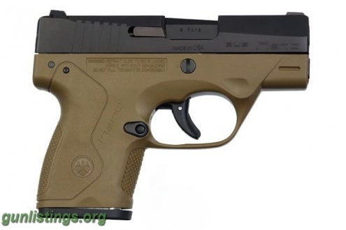 Pistols Beretta Nano, FDE, 9mm, NEW