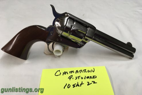 Pistols CIMARRON 10 Shot  22 SA Revolver