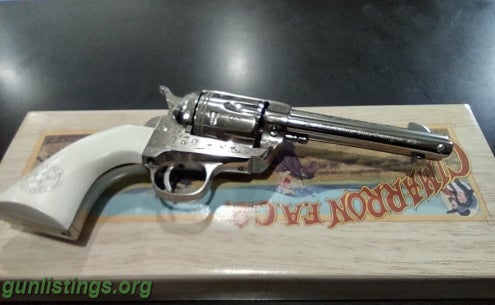 Pistols CIMARRON FRONTIER TEXAS RANGERS 45LC ENGRAVED