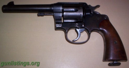 Pistols Colt Model 1917 DA .45 Caliber Revolver