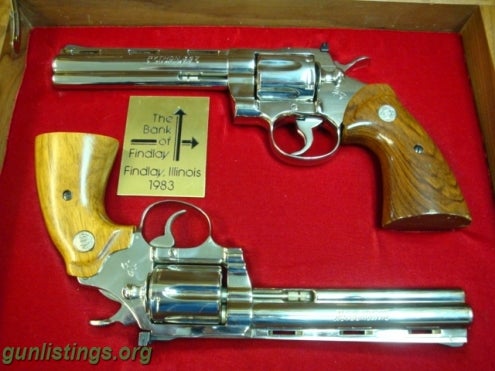 Pistols Colt Python 357 And Diamondback