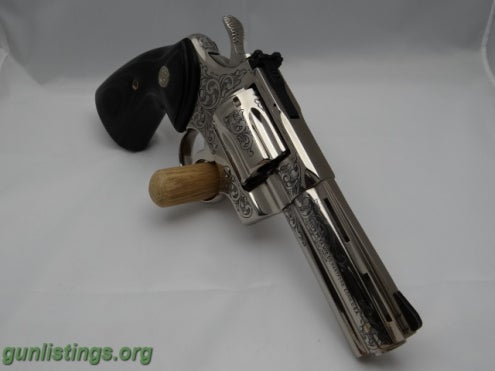 Pistols Colt Python Engraved Legendary Revolver