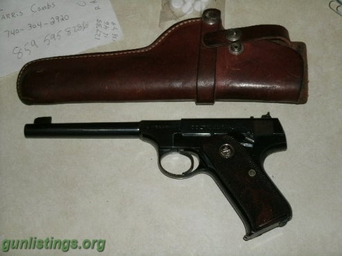 SOLD Colt Woodsman with holster in columbus, Ohio gun classifieds ...
