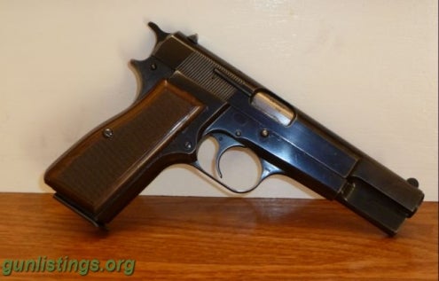 Commercial Belgian Browning Hi-Power 9mm 1974 in cincinnati, Ohio gun ...