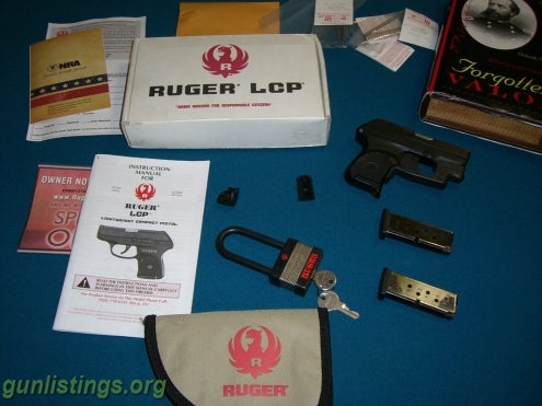 Pistols Custom Ruger LCP .380 CT Laser And Trijicon Sights