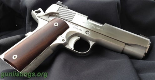 Pistols Full Custom Colt Commander - .45 1911 Stainless