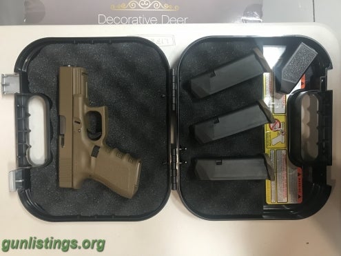 Pistols Glock 19 Gen 3 FDE