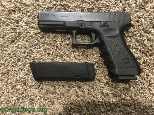 Pistols Glock 22  Gen 3 With Tru-glow Sights