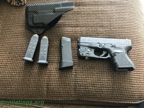 Pistols Glock 26 Gen4 W Tlr6 Extended Clip