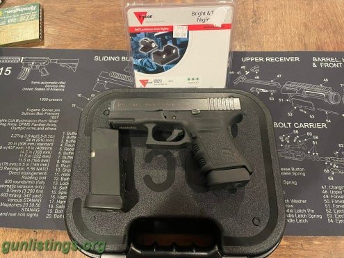 Glock 30S W/ night sights in cedar rapids, Iowa gun classifieds ...