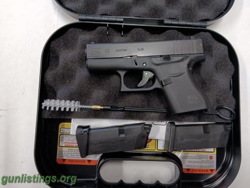 Pistols Glock 43 9mm