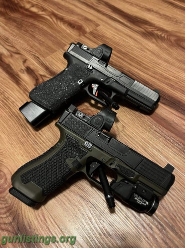 Pistols Glock 45 Gen 5 MOS With Extras