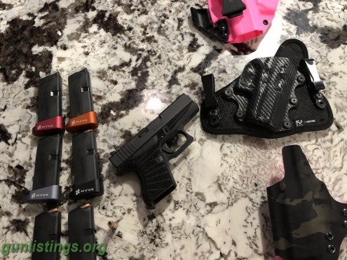 Pistols Great CCW Package, Glock 43 W/ Goodies.