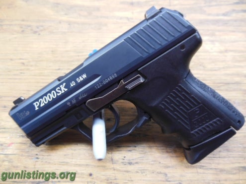 Pistols HK P2000sk V2 LEM .40s&w/.357sig