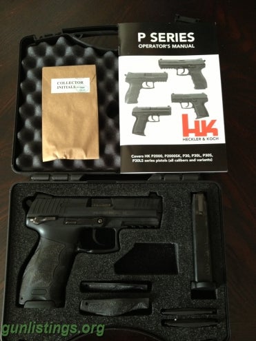 H&K P30 40 cal 2 mags, case, backstraps in columbus, Ohio gun ...