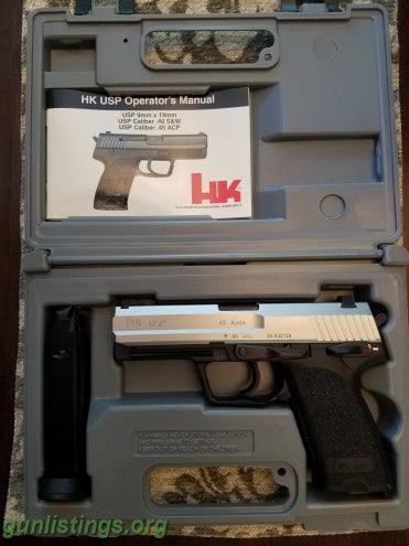 Pistols HK USP 45 Stainless Full Size