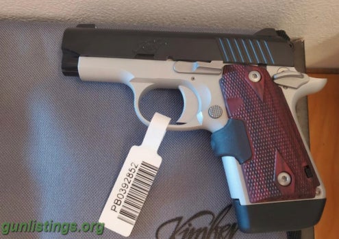 Pistols KIMBER MICRO 9 TWO TONE LASER GRIP 9MM 3.15