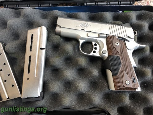 Pistols Kimber Ultra Carry II 9mm W/crimson Trace Lasergrips