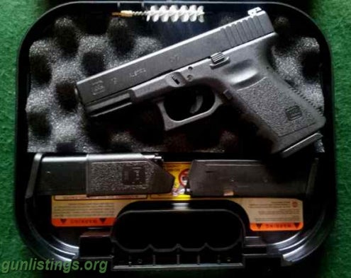 Pistols New Glock 19 Gen 3 + Adjustable Sights + 3 Mags