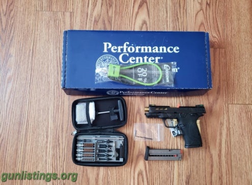 Pistols Performance Center M&P9 SHIELD EZ Gold Ported Barrel