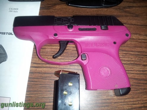 Pistols Rare PINK Ruger LCP .380