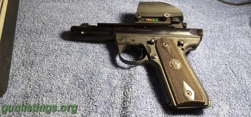 Pistols Ruger 22/45 Lite W Scope Etc.