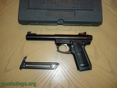 Pistols Ruger 22 With Bull Barrel