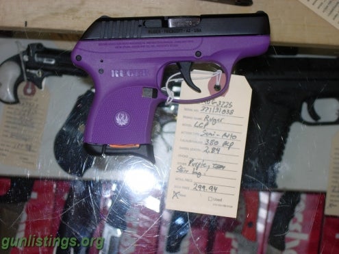 Pistols Ruger LCP 380 Purple