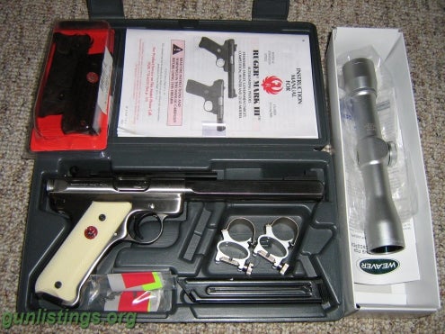 Pistols Ruger Mark III Compitition Slabside