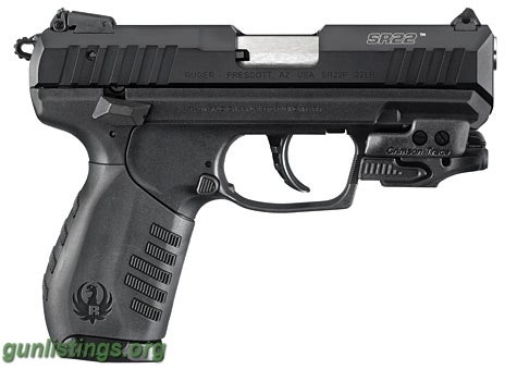 Pistols Ruger SR-22, W/Crimson Trace Laser