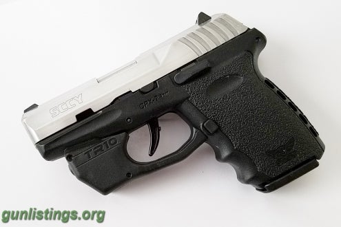 Pistols SCCY 9mm W/Green Laser