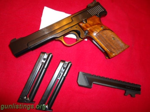 Pistols Smith & Wesson Model 41 & Clark Barrel