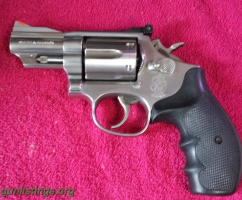 Pistols Smith And Wesson 357 Mag 66-4 Stainless.