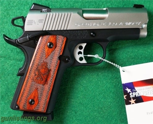 Pistols SPRINGFIELD 1911 EMP 9MM COCOBOLO 3 MAGS BI-TONE