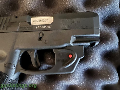 Pistols Taurus G2C With Laser, Case, Holster - Never Fired