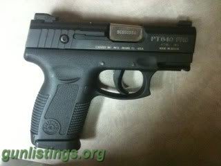 Pistols Taurus PT640 Pro 40 Cal