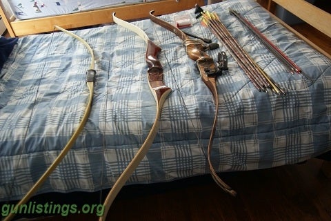 Misc Wood Recurve Bows For Trade Or Sale