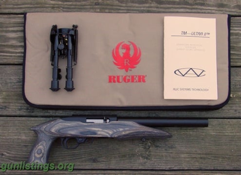 Pistols WTS RUGER CHARGER .22lr INTEGRALLY SUPPRESSED PISTOL