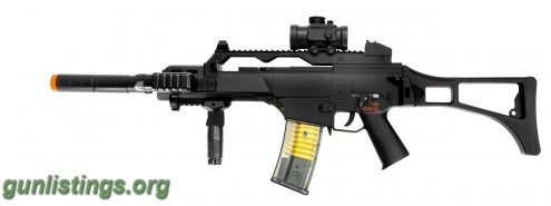 Rifles Double Eagle M85 G36 Style Airsoft Electric Rifle