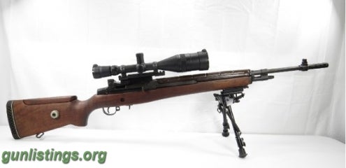 Rifles Springfield M1A M21 Tactical Leupold Scope