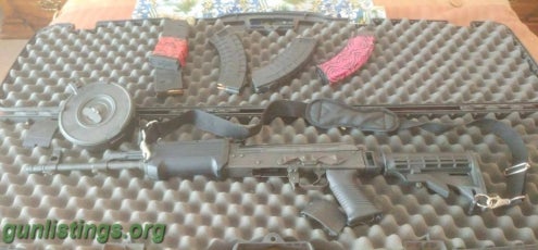 Rifles AK 47 - Aftermarket Parts, Includes Ammo, Extra Clips