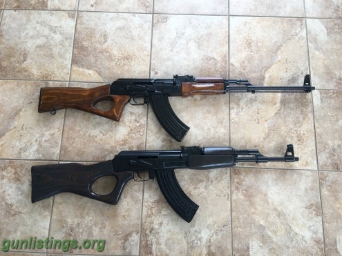 Rifles Arsenal SA93 And Maadi RML AK47