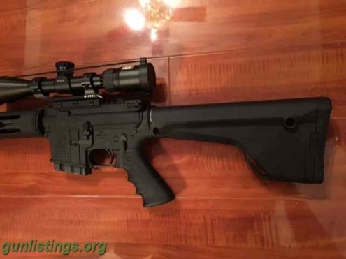 Rifles Bushmaster Varminter AR-15 .223 5.56 & Nikon P-223