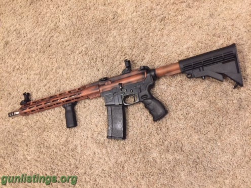 Rifles SOLD - Custom Ar15 Battleworn Burnt Bronze