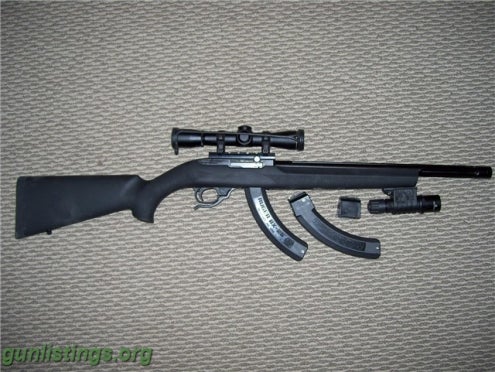 Rifles Custom Ruger 10-22,Threaded, Leupold, BX-25