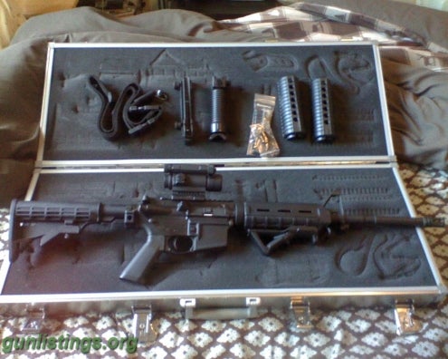 Rifles DPMS AR-15 W/Aimpoint Comp M4 And Accessories